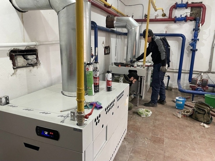 В селе Любимовка запущена новая газовая котельная