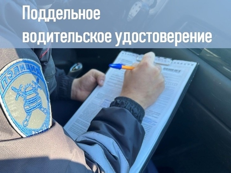 В Мелитополе задержан водитель с поддельными украинскими правами