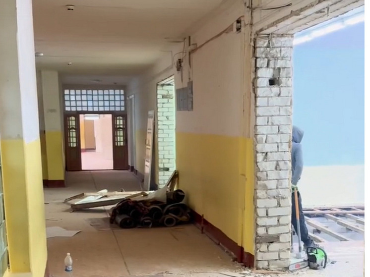 В десятой школе Йошкар-Олы начался капитальный ремонт