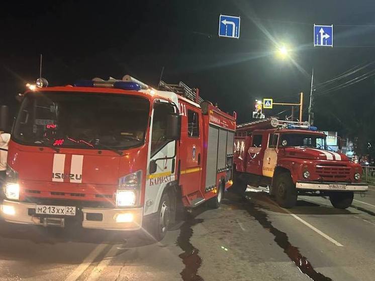 В Барнауле в сгоревшей бане обнаружили тело человека