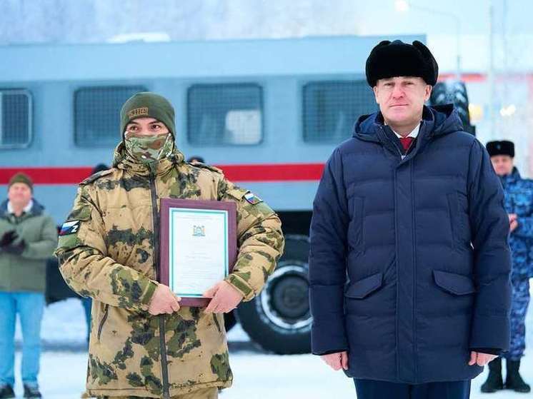 В Югре чествовали сотрудников спецподразделений Росгвардии, вернувшихся из районов проведения СВО