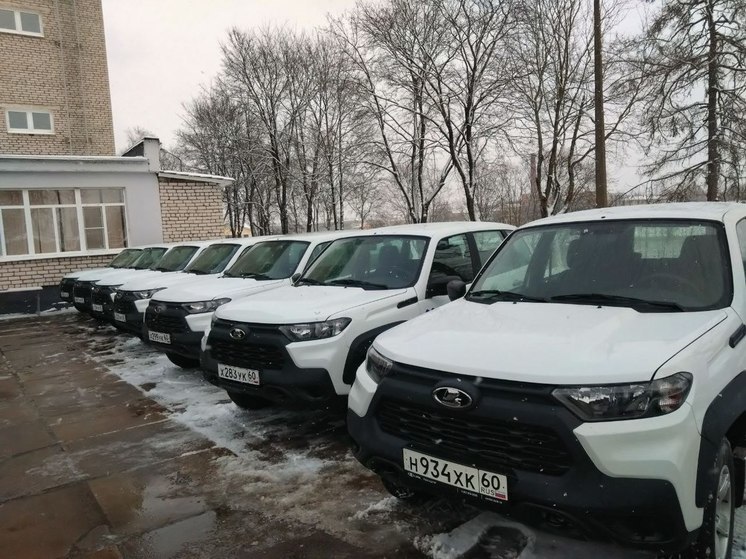 Ключи от 20 служебных легковых автомобилей получили врачи Псковской области