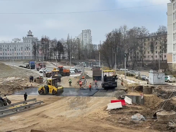 Во Владимире на Лыбедской магистрали установили ливневую канализацию