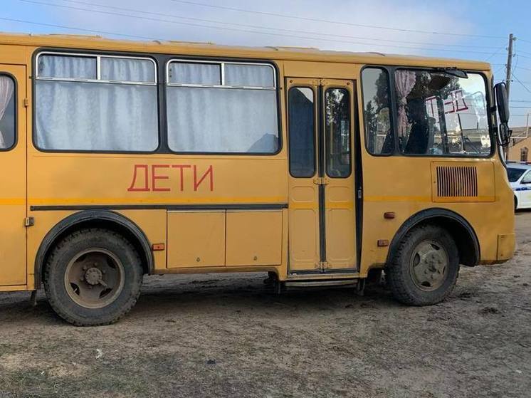 В Астраханской области задержан пьяный водитель школьного автобуса