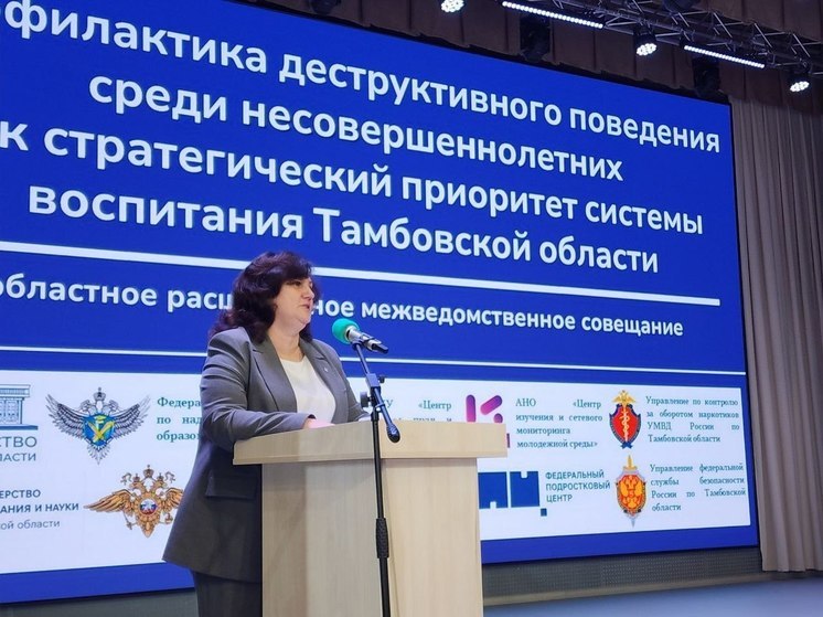 В Тамбове обсудили деструктивное поведение подростков