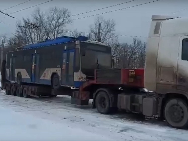 В Орёл поступили первые троллейбусы из второй партии «питерцев»
