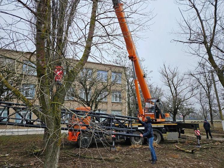 Началась подготовка к монтажу котла в школе села Андреевка