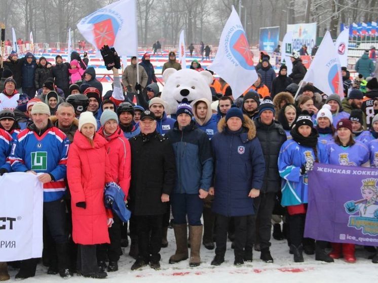 В Туле прошел Фестиваль по хоккею в валенках на Кубок партии «Единая Россия»