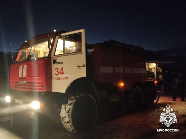 Летняя кухня сгорела в селе Ржевка Белгородской области