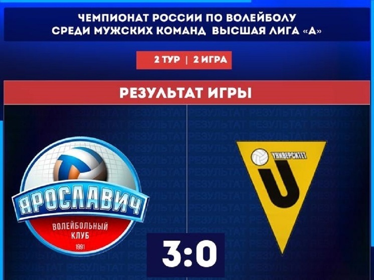 «Ярославич» выиграл очередной матч финала Высшей Лиги