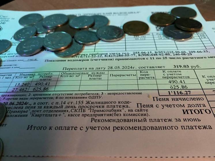 Приморцев предупреждают о мошенниках с поддельными квитанциями ЖКХ