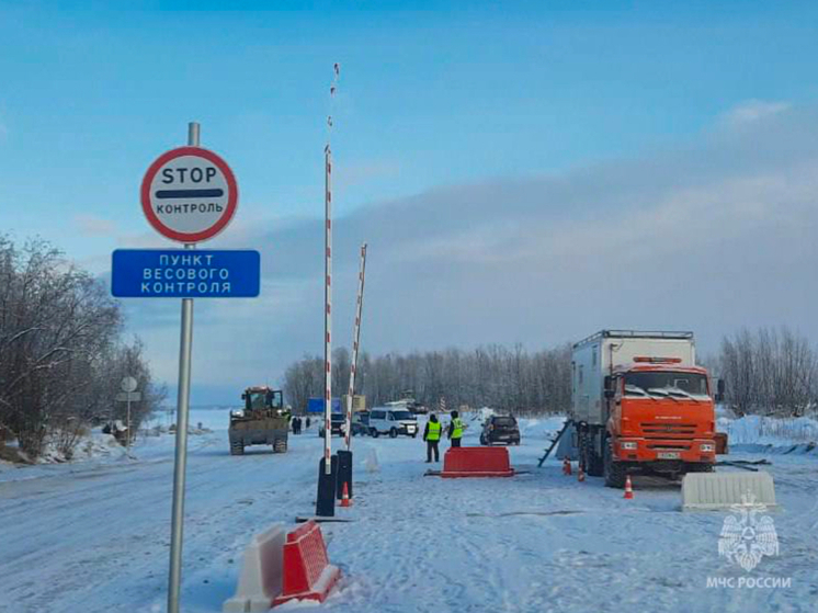 Повышена грузоподъемность ледовой переправы в Хангаласском районе