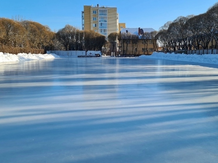 На Запсковье открылся каток