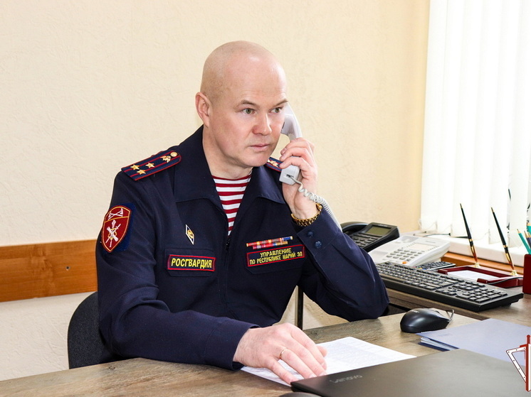 Прямая линия начальника ЦЛЛР регионального управления Росгвардии состоялась в Марий Эл