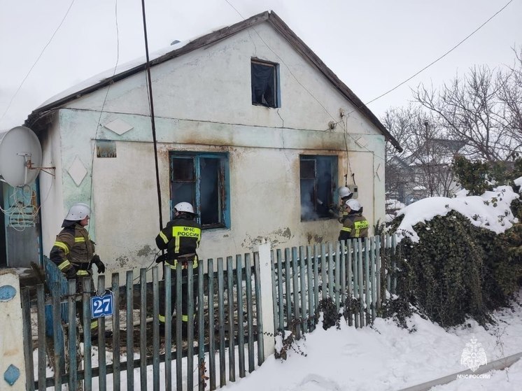 В Белогорском районе на пожаре в доме погибла пенсионерка