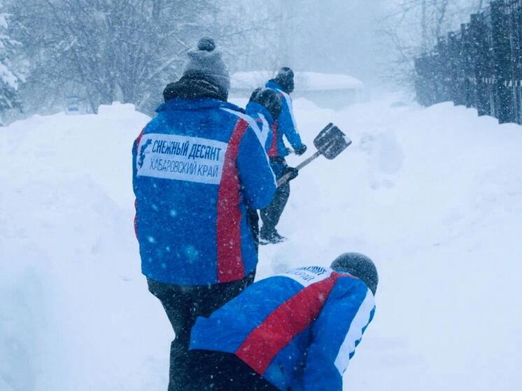 В Хабаровском крае завершилась акция «Снежный десант РСО. Десант Победы»