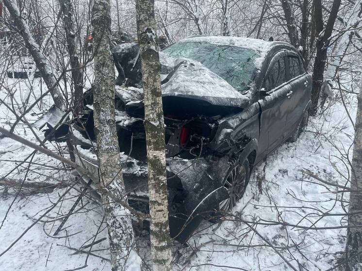 Водитель Lada XRay пострадал в ДТП с «Газелью» на Ряжском шоссе в Рязани