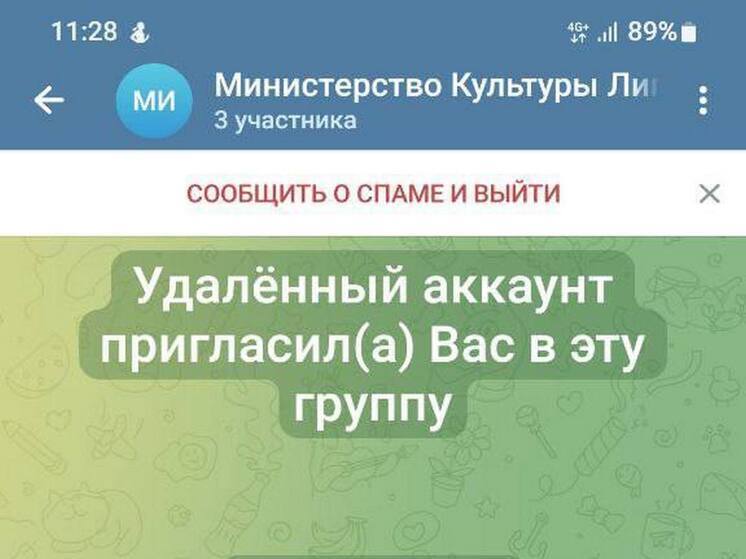 Мошенники создали фейковый аккаунт министра культуры Липецкой области