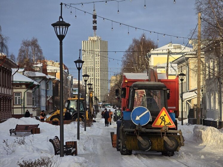 13 февраля перекроют улицы Садовая и Свободы в Архангельске для уборки снега