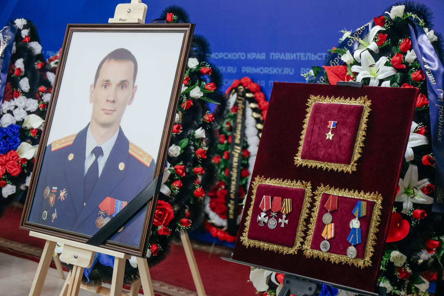 Появились фото с похорон погибших на СВО Ефремова и Иваровского