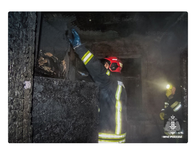 В Вязьме произошел пожар в квартире