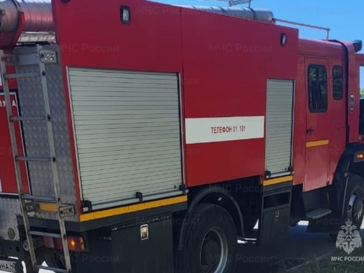 В центре Обнинска сгорел автомобиль