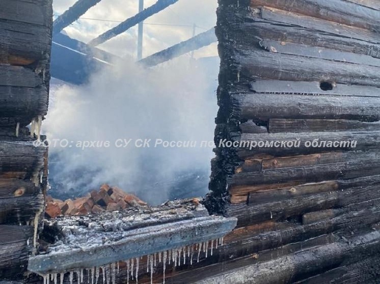Трагедия в Красносельском районе — при пожаре в селе Сидоровское погиб мужчина