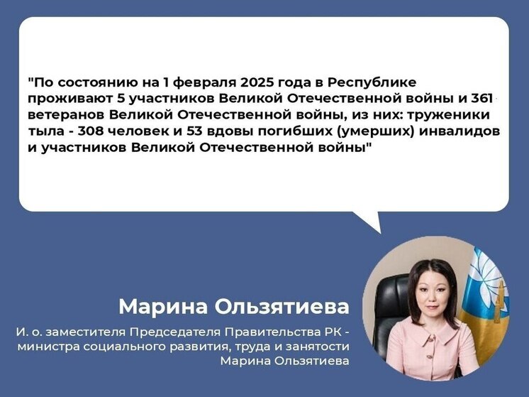 В Калмыкии живут пять ветеранов Великой Отечественной войны
