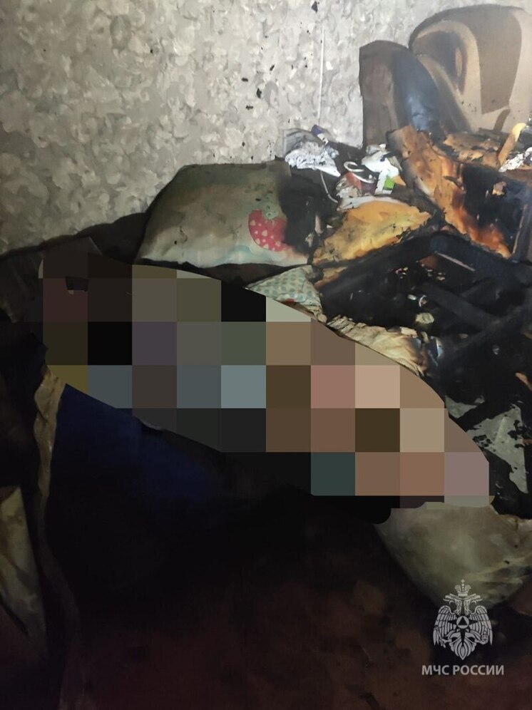 Пожилая курянка погибла в результате пожара в многоэтажке