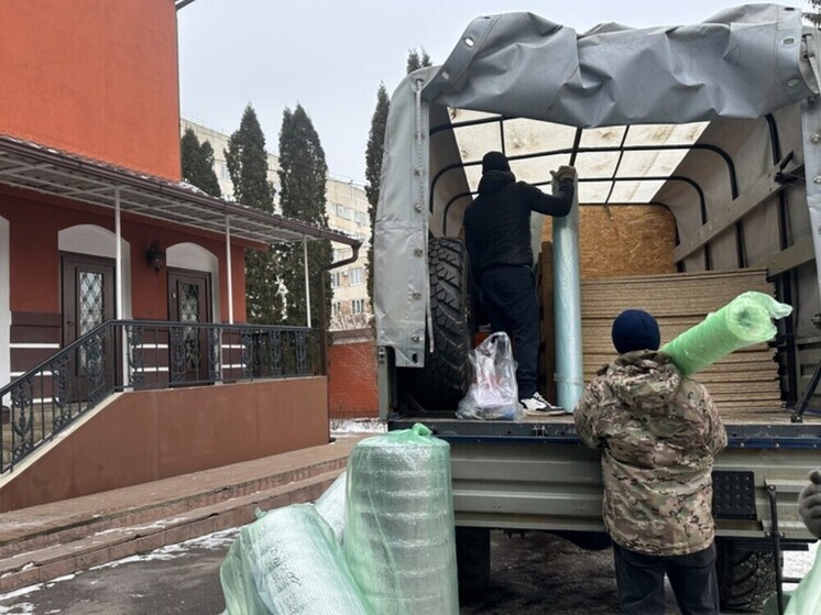 Гуманитарную помощь для обустройства новой базы подразделения в зоне СВО привезли из Орловской области