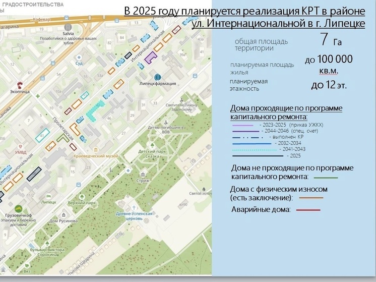 Липецк готовится к комплексному развитию территории: новые проекты и перспективы