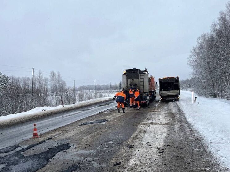 В Кировской области ускорились ремонтные работы на федеральной трассе