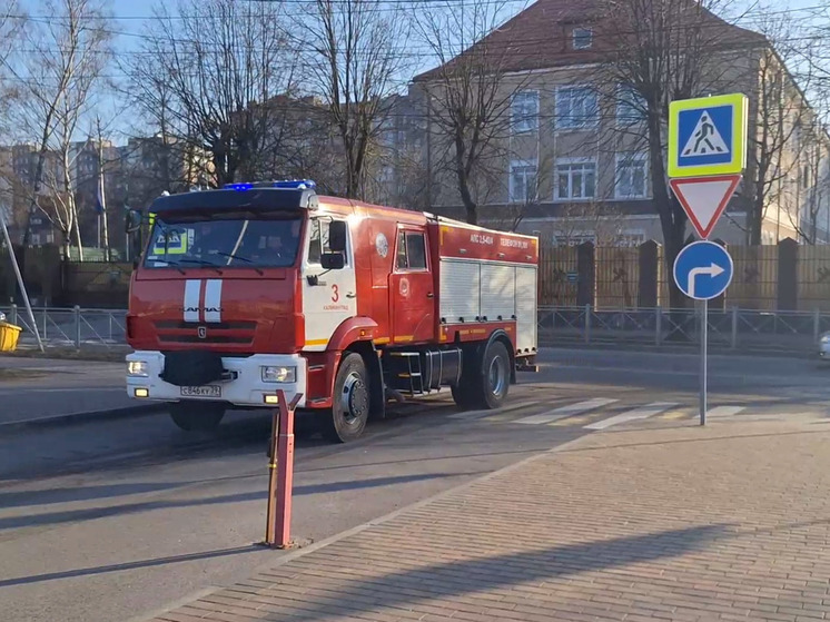 Калининградские нахимовцы приняли участие в пожарно-тактических учениях