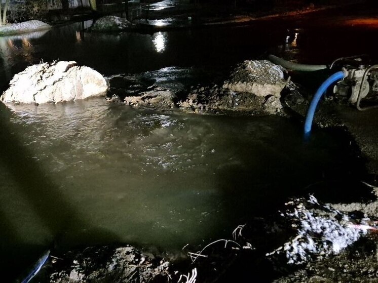 В Бердянске устранили новый порыв на Бердовском водоводе