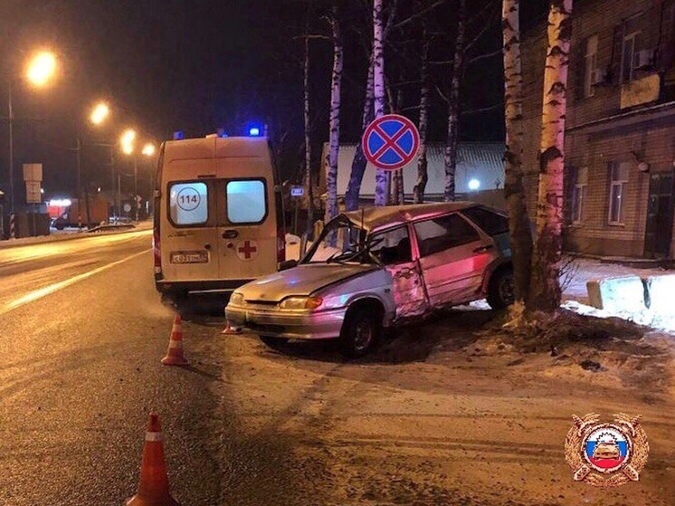 В Тверской области водитель ВАЗ протаранил дерево