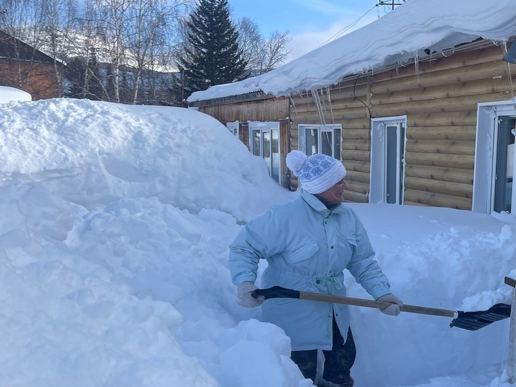Депутат Галина Елистратова показала, как справляется с сугробами у дома