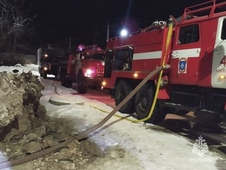 В Богородицке пожар уничтожил дом, баню и гараж