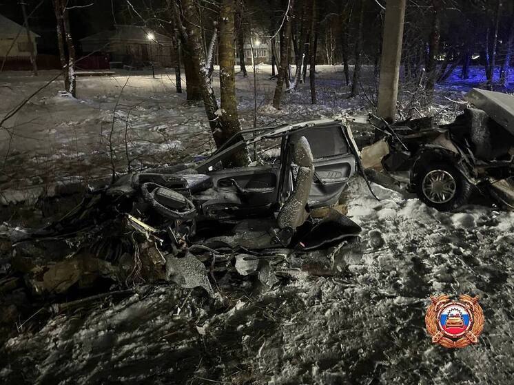 В Тверской области ВАЗ разорвало пополам, в ДТП погиб молодой водитель