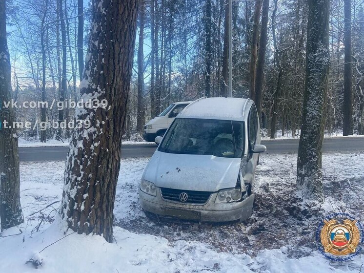 Водитель в Зеленоградском районе потерял управление и съехал в кювет