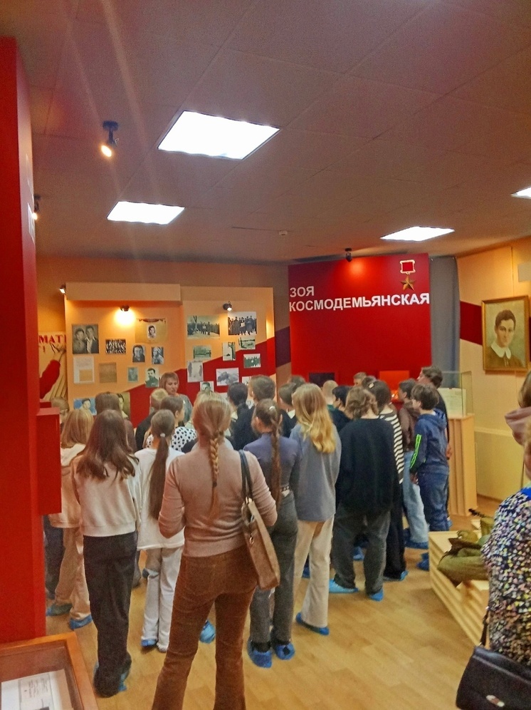 Школьники побывали на родине тамбовской героини