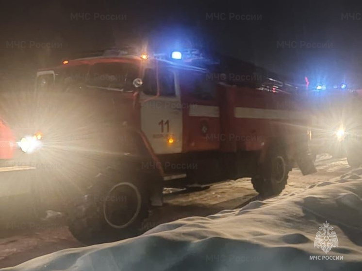 Несколько человек пострадали при пожаре квартиры в Ермолине