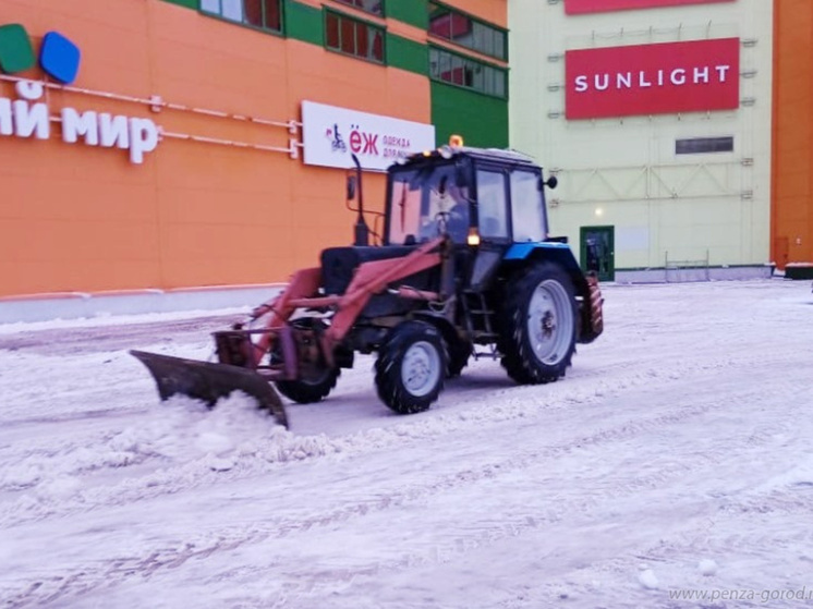 Пензенские власти проконтролировали уборку снега у магазинов