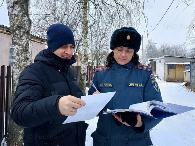 Жителям Одоева и Арсеньево напомнили о правилах пожарной безопасности