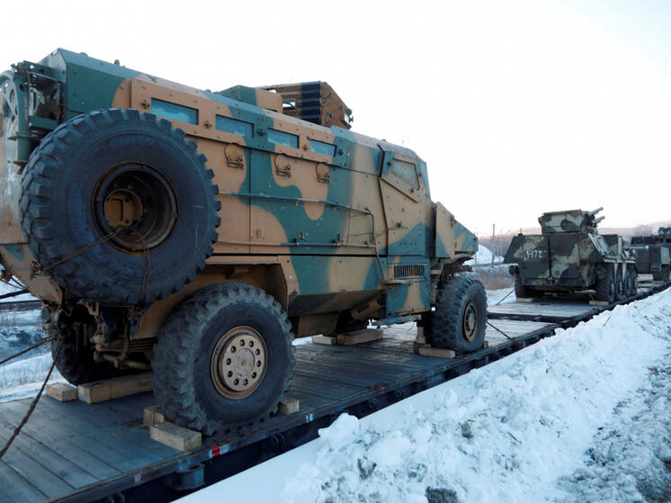 В Хабаровск доставили трофейную технику НАТО и ВСУ