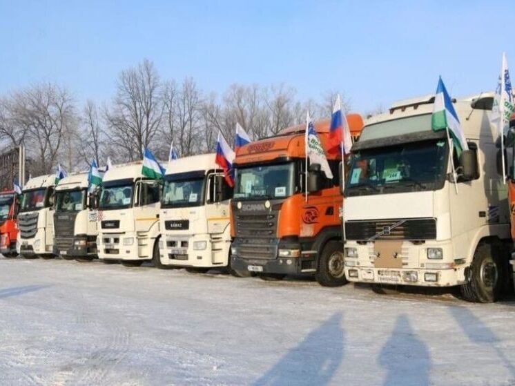 Из Уфы в зону СВО отправился очередной большой гуманитарный конвой