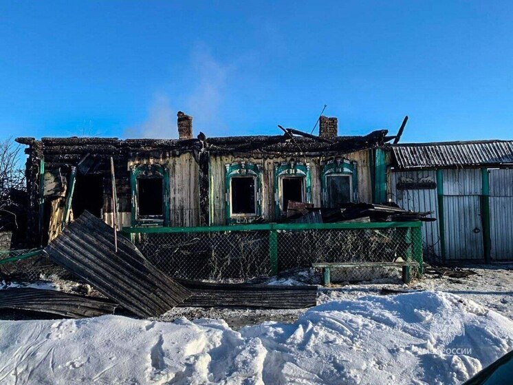 В курганском селе сгорел дом из-за аварийной работы оборудования