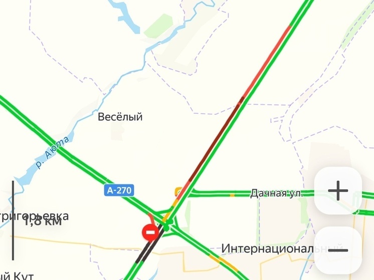 Пробка парализовала движение на М-4 «Дон» в сторону Шахт