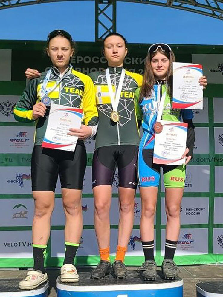 Велосипедистки из Ставрополя стали призёрами всероссийских соревнований