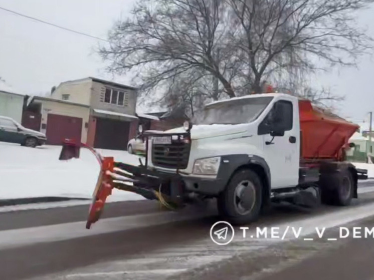 В Белгороде на борьбу со снегом вышли порядка 650 человек