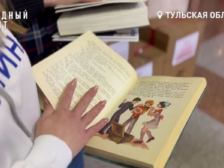 Туляки собрали более тысячи книг для детей Мариуполя